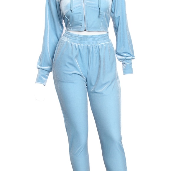 Chic Velour Tracksuit - Picture 1 of 4